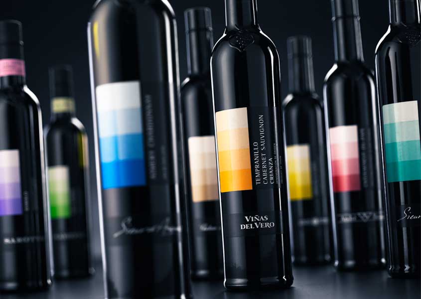 Wein-Etiketten-Serie